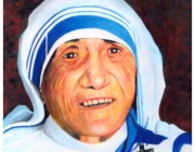 "Ritratto di Madre Teresa" - olio su tela - 40x50